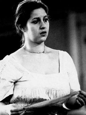 Barbara Frey als Bianca in „Othello“ von William Shakespeare, Regie Peter Palitzsch, 1978 am Schauspiel Frankfurt/Main, Intendant: Peter Palitzsch, Foto: © Mara Eggert